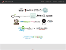 Tablet Screenshot of debutproducts.com
